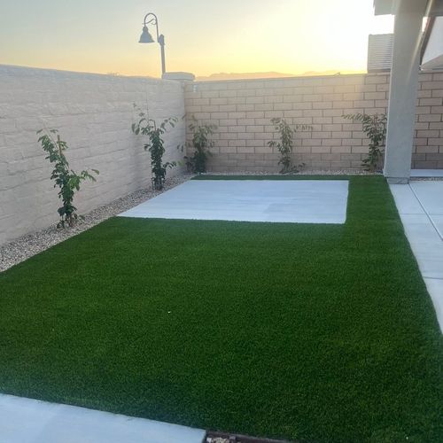 Oscar was AMAZING to work with. He installed turf 