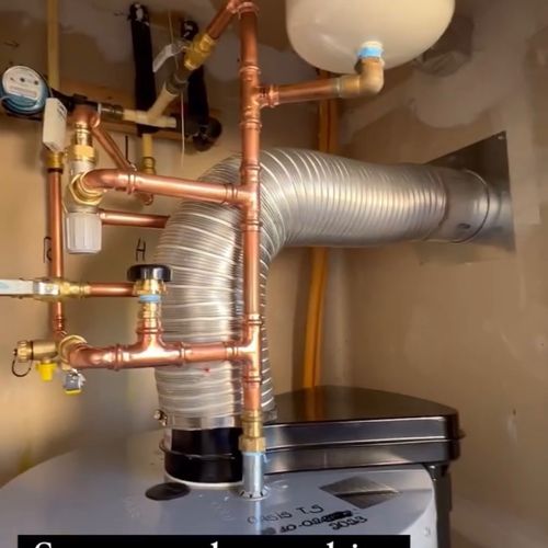 Amazing water heater swap- fair price and greate w