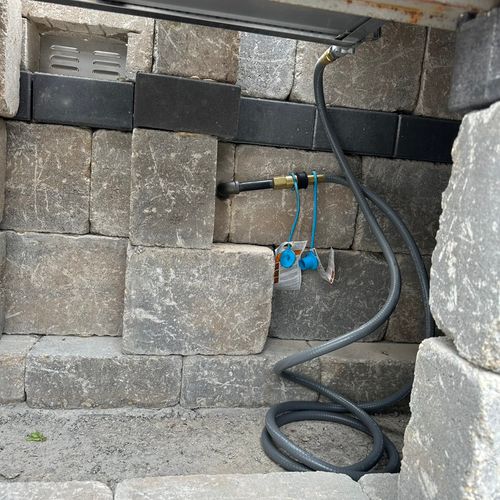 Quick disconnect Grill gas supply 