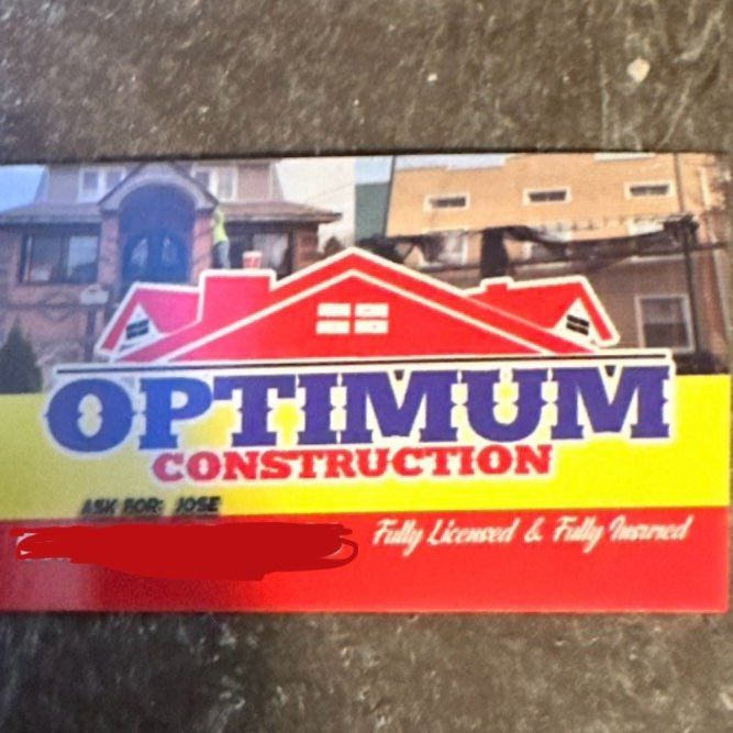 Optimum Construction