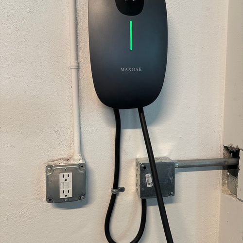 I hired Rhonan to hardwire an EV charger and insta