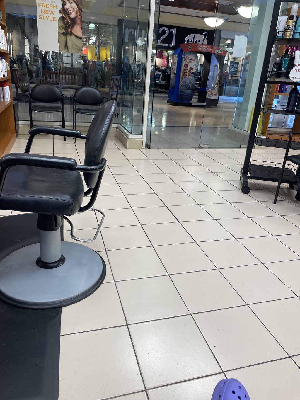 Salon cleaning 