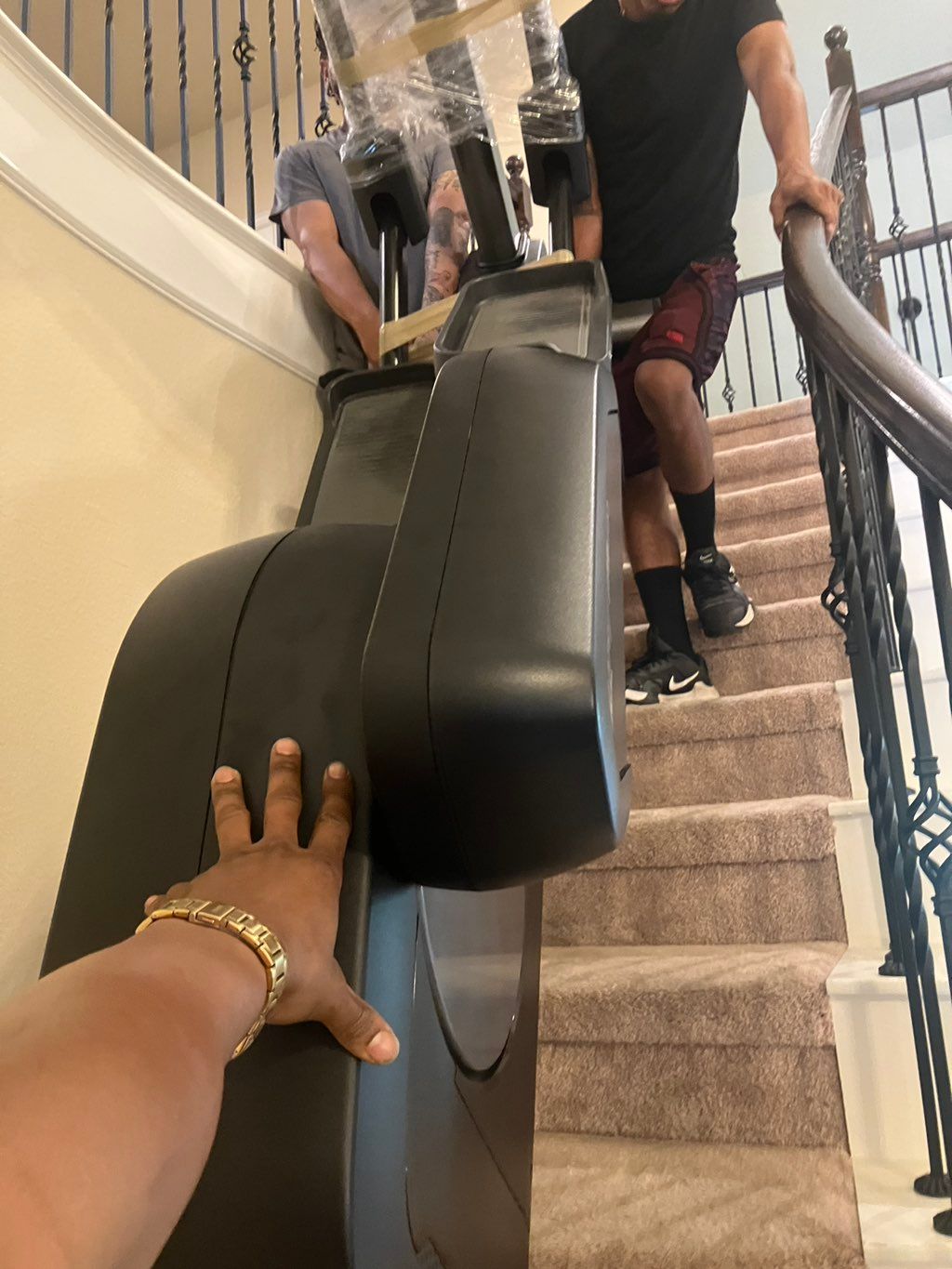 They called another crew to take it apart. I told 