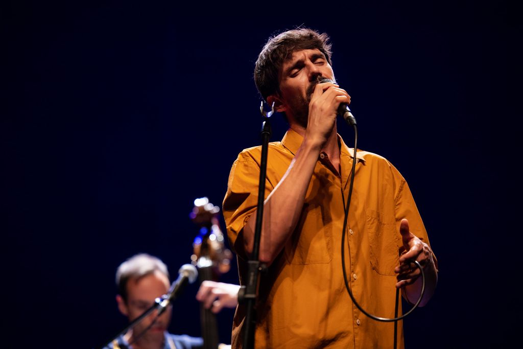 Manuel Linhares performing at a Jazz Festival in 2