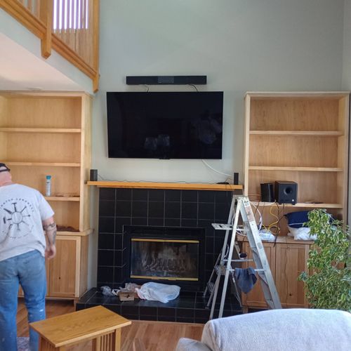 TV Mount and Sound Bar Installation in Cortland 4/