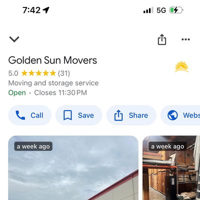 Avatar for Golden Sun Movers