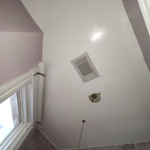 Bathroom ceiling renovation 