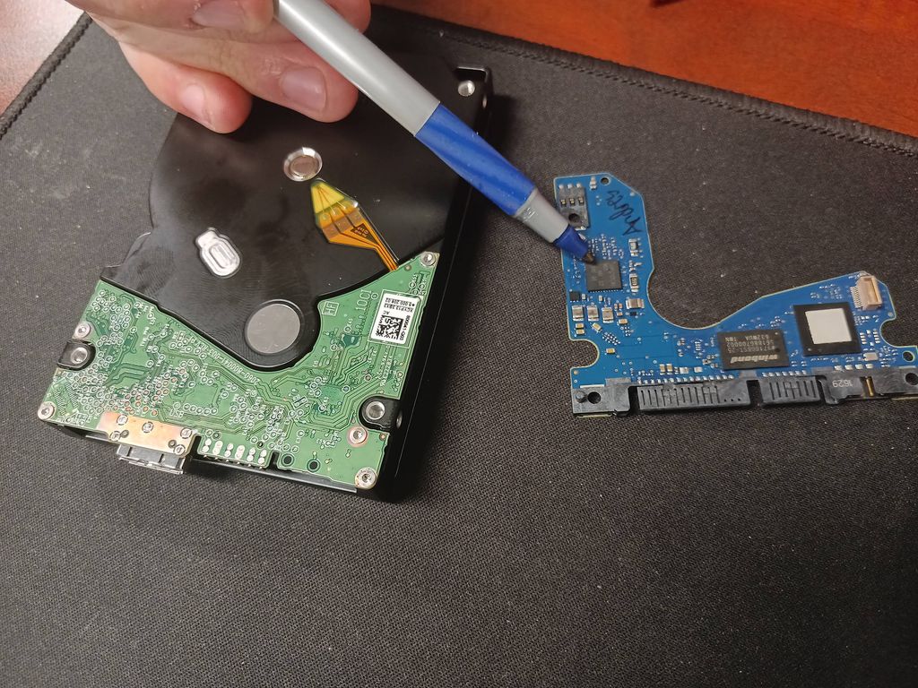 Putting new heads/ceramics or change board so driv