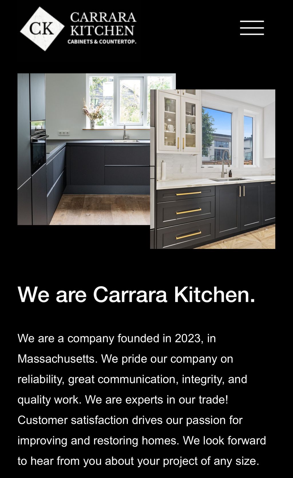carrara kitchen cabinets & stones inc