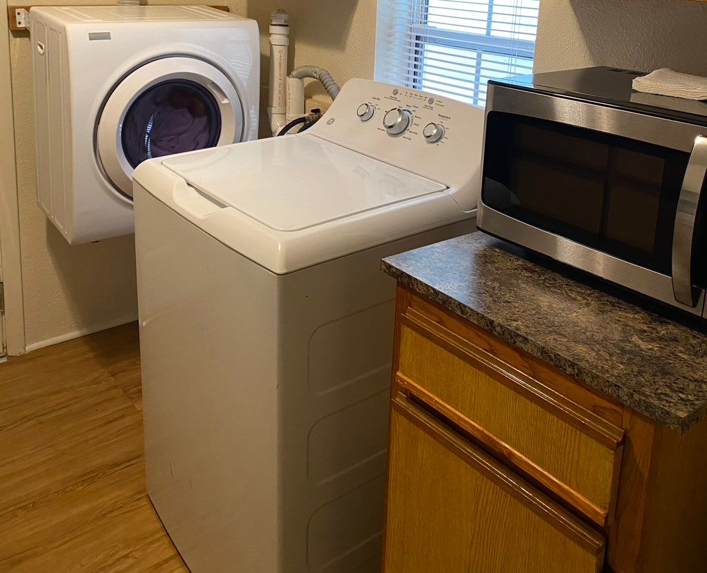 William did an excellent job installing a washer/d