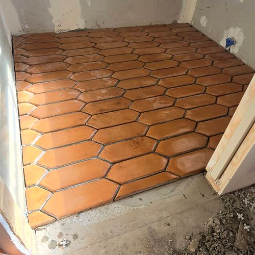 terracotta tile flooring