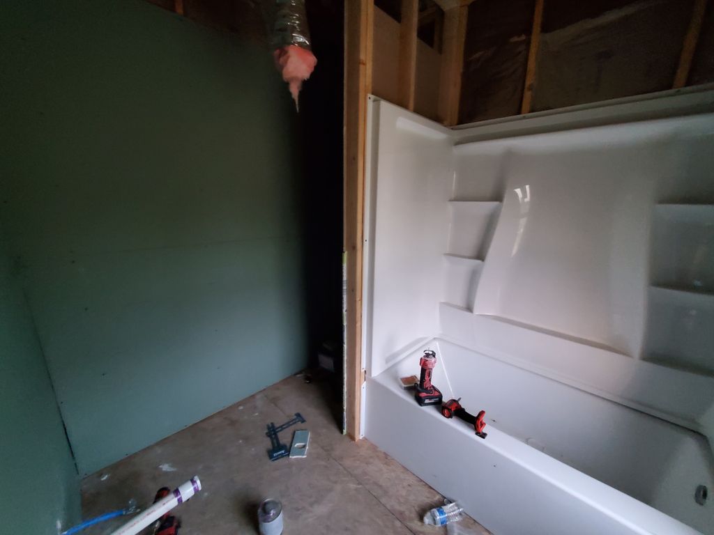 Bathroom/tub install