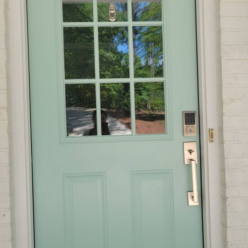 door replacement and door painting