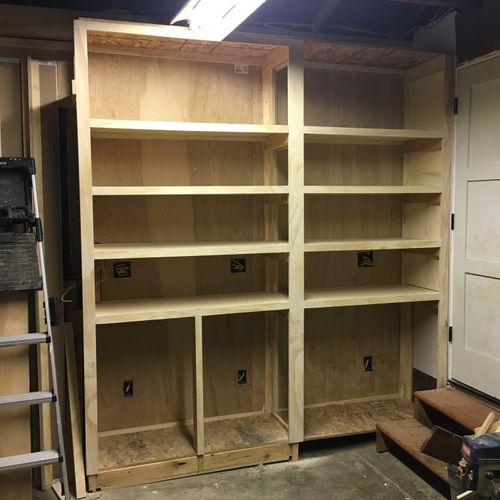 Custom garage cabinetry