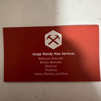 Avatar for Jorge Handy Man Services
