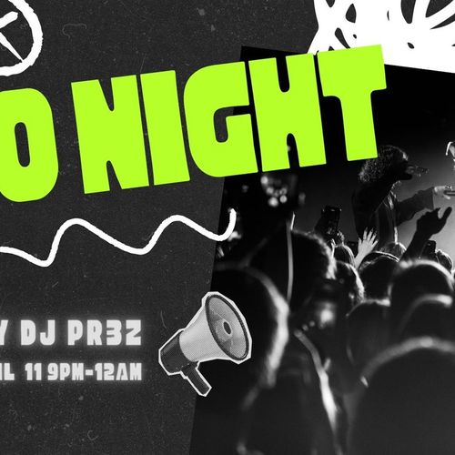 Flyer for “Emo night” hosted by “DJ PR3Z”