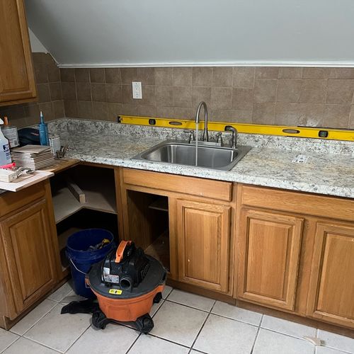 kitchen sink install