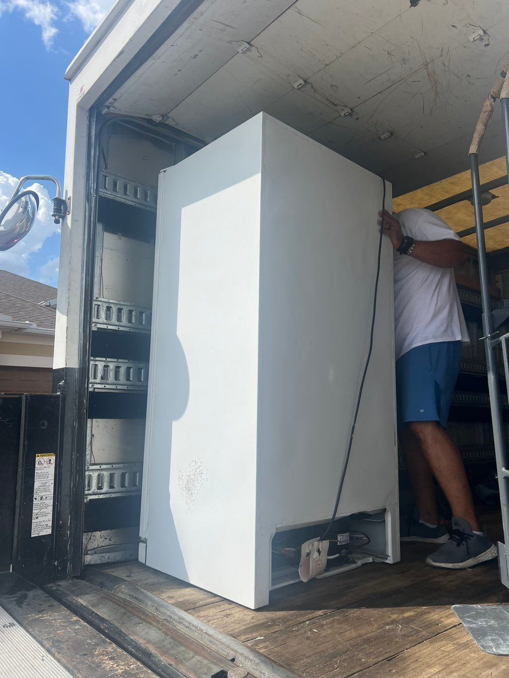 Commercial, deep freezer
