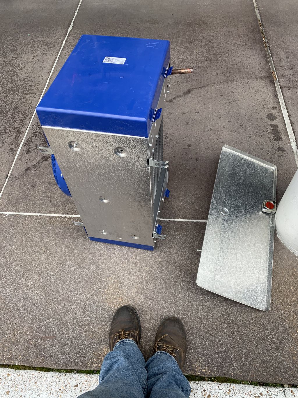 Replacement of cooler evaporator coil
