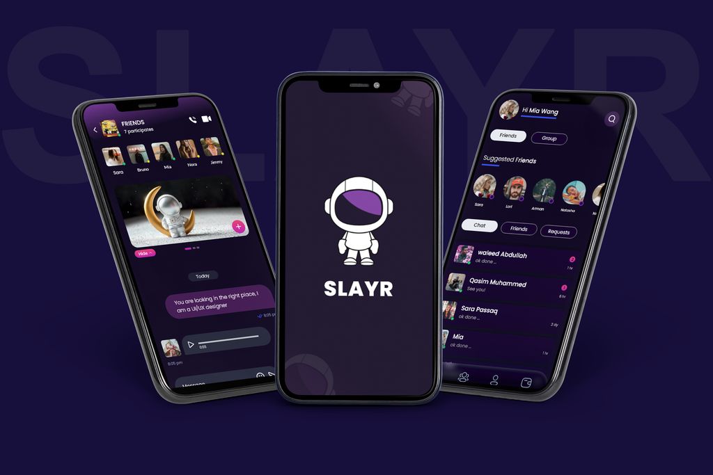 Slayr is a social platform with an advanced messag