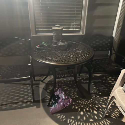 I ordered a bistro table from Wayfair for my patio