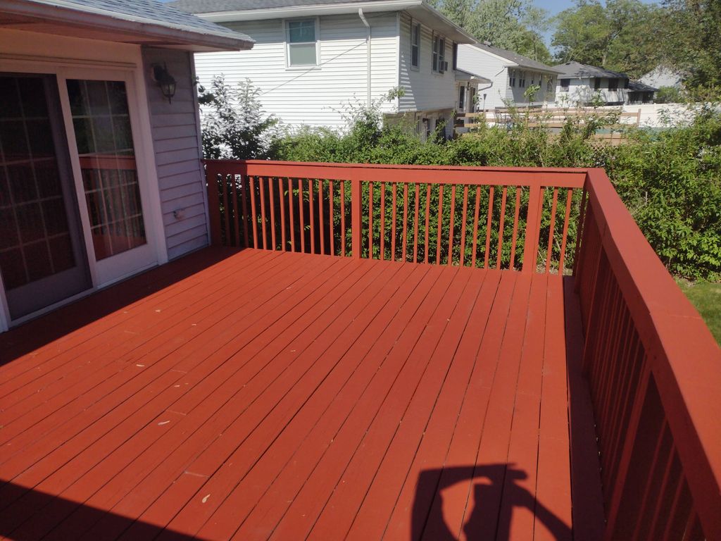 After Deck Stained