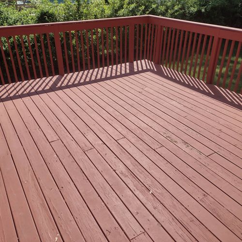 Before Deck Stained