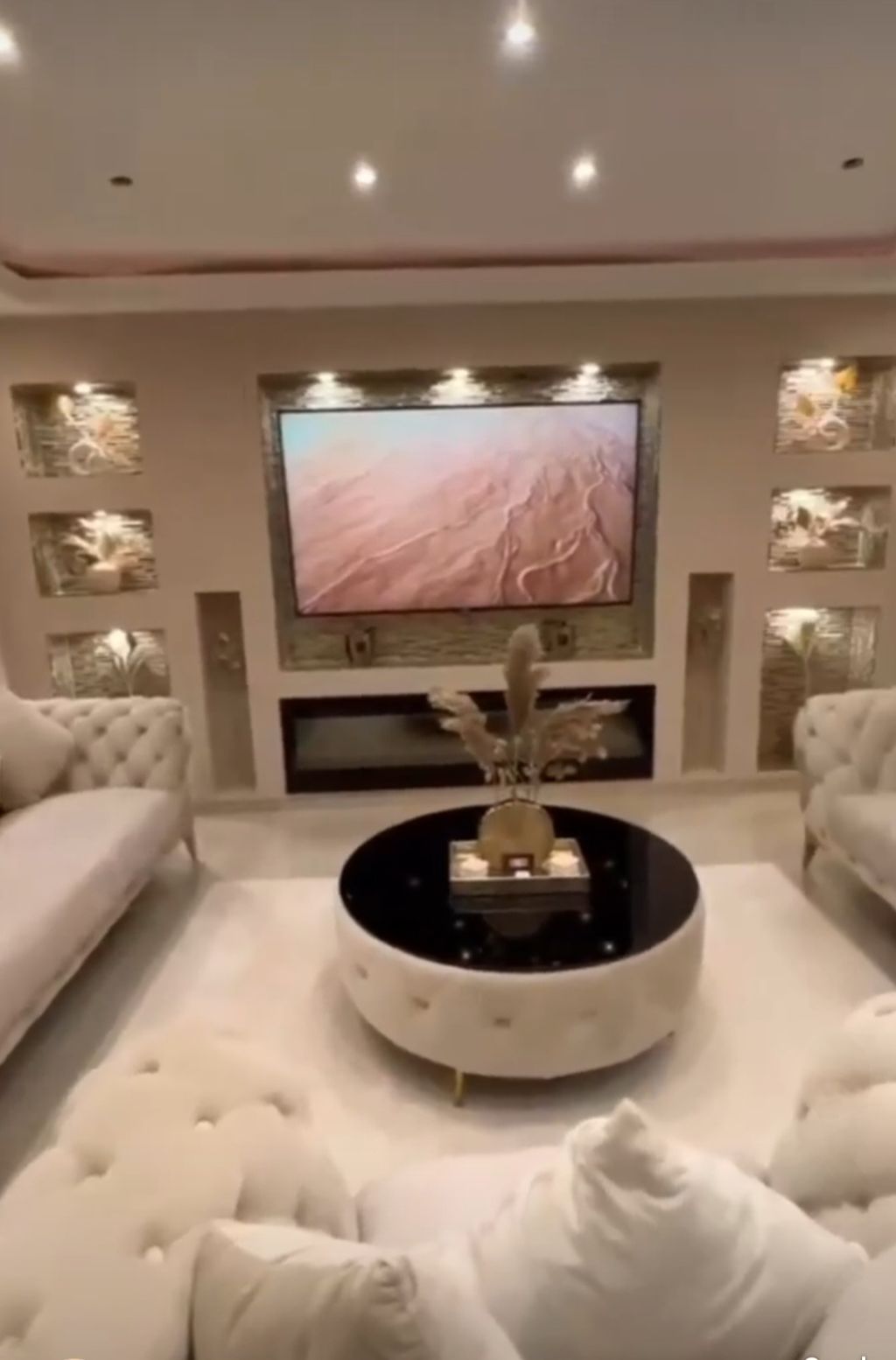 Tv Mount with wall design