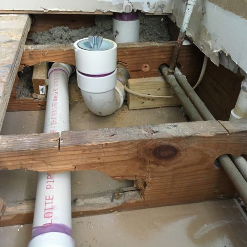Plumbing Pipe Installation or Replacement