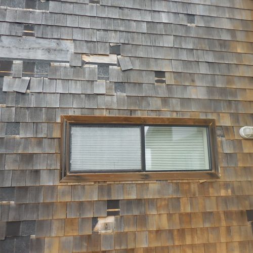 before picture or Cedar Valley shingles, (similar 