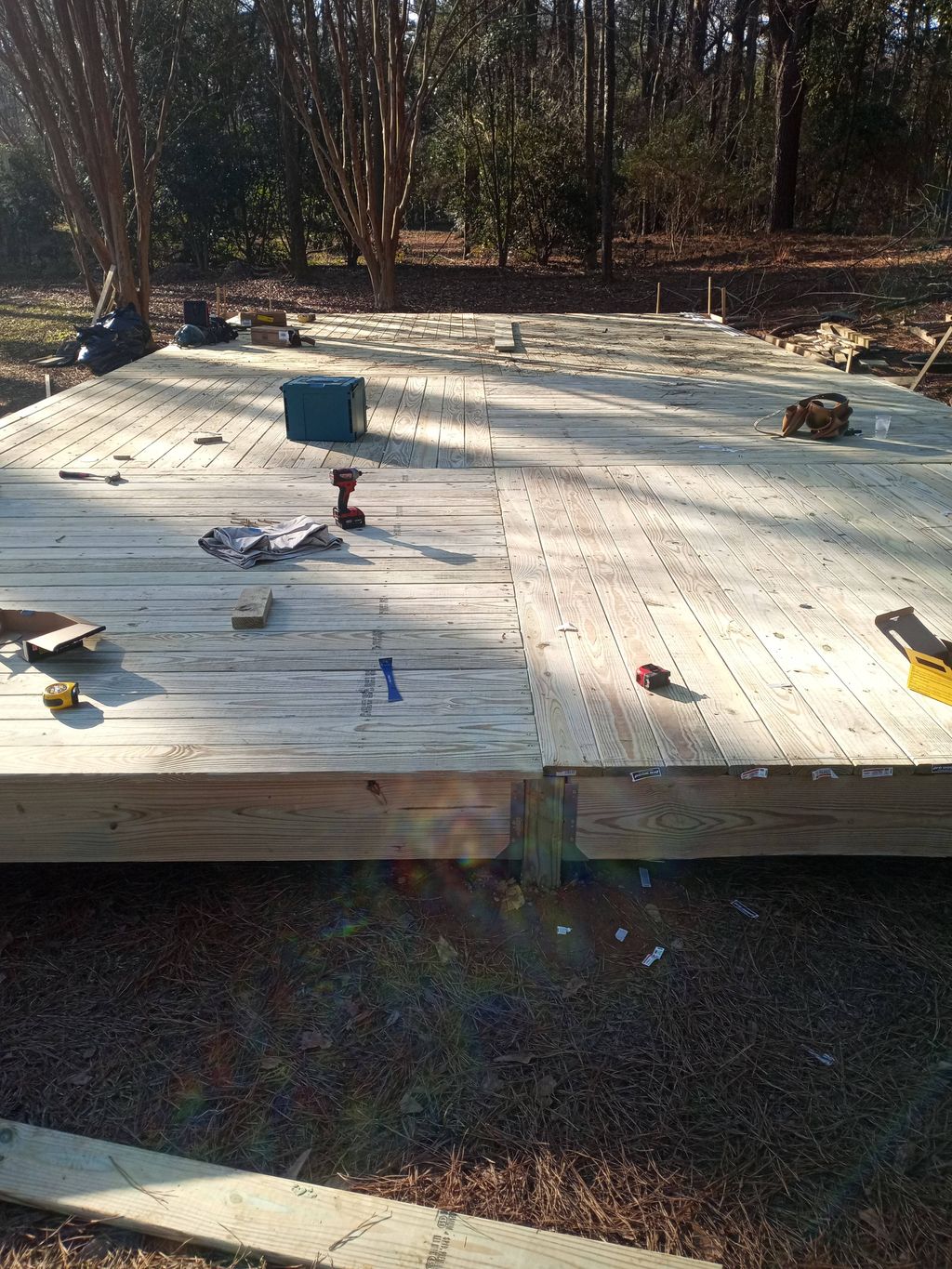  Stage Deck Completion with Walkway, Stairway  fro