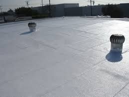 Silicone flat roofing 