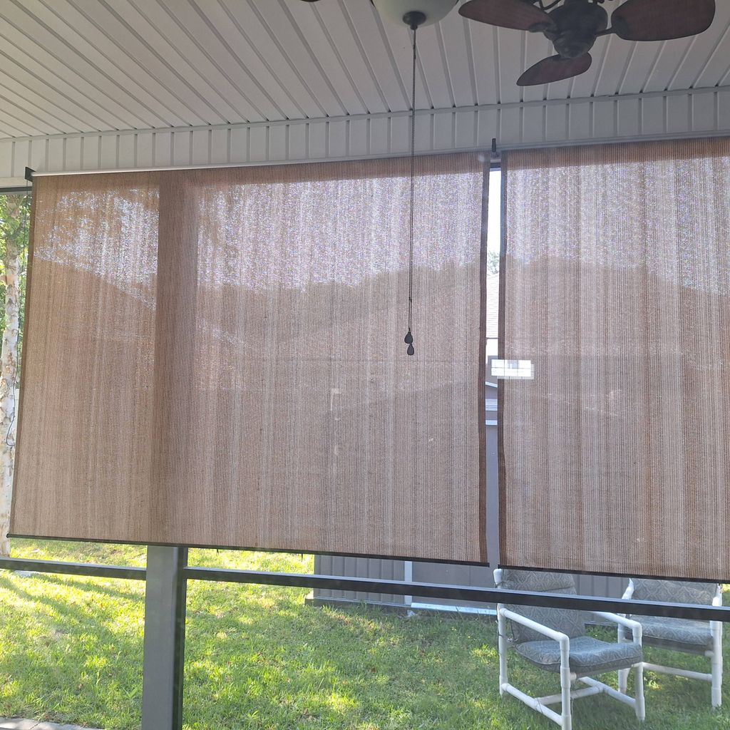 I had two patio blinds that needed installing and 