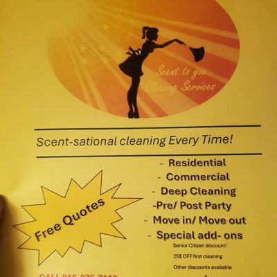 Avatar for Scent To You Cleaning Services