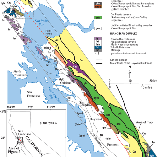 Geological Near Hayward Fault