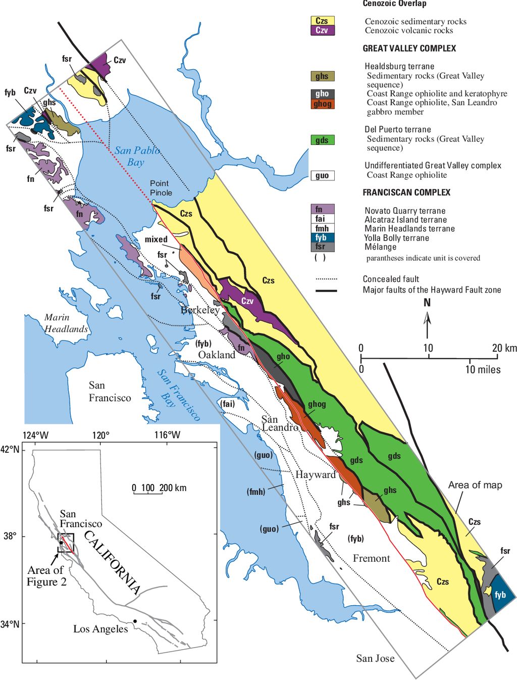 Geological Near Hayward Fault