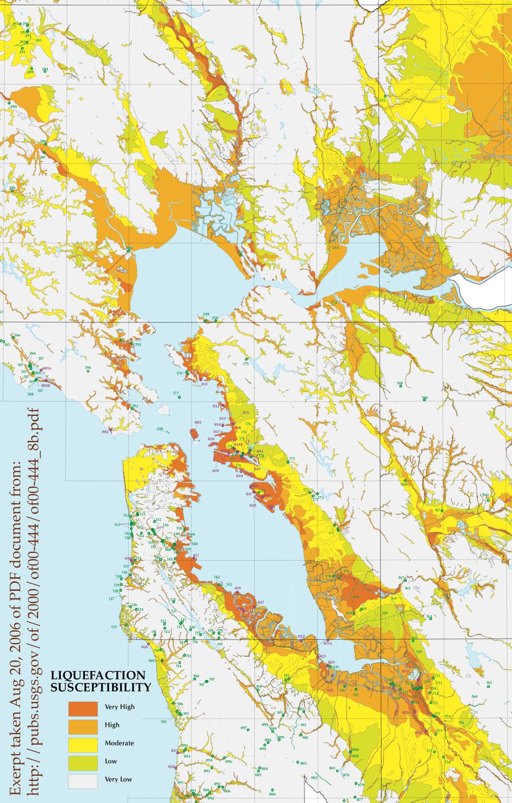 Bay Area Liquefaction Map