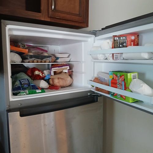 move out freezer before cleaning 