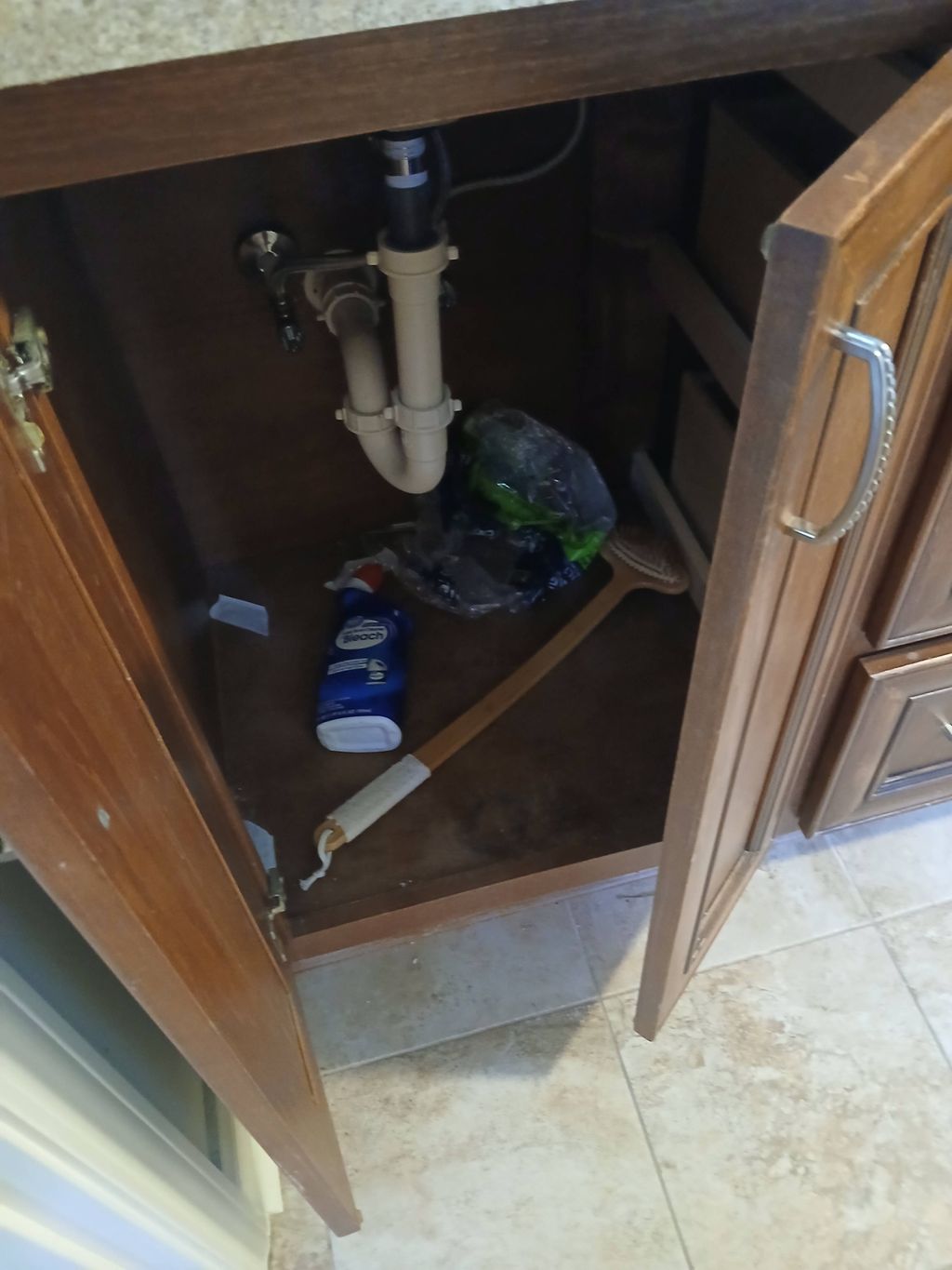 move out cabinets before cleaning 