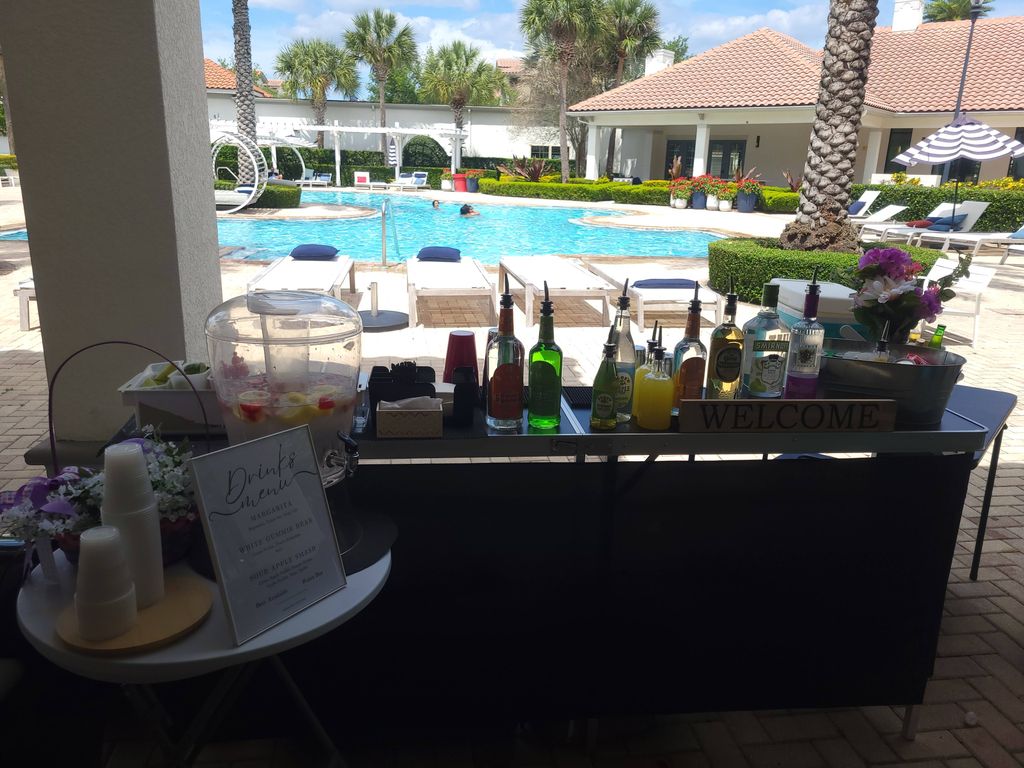 Bartending Poolside