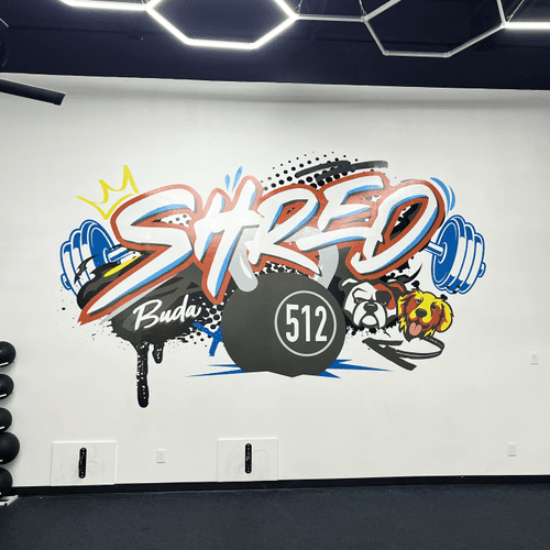 Shred Gym Mural - Buda, TX