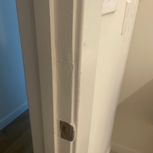 Fixed the door frame pretty fast