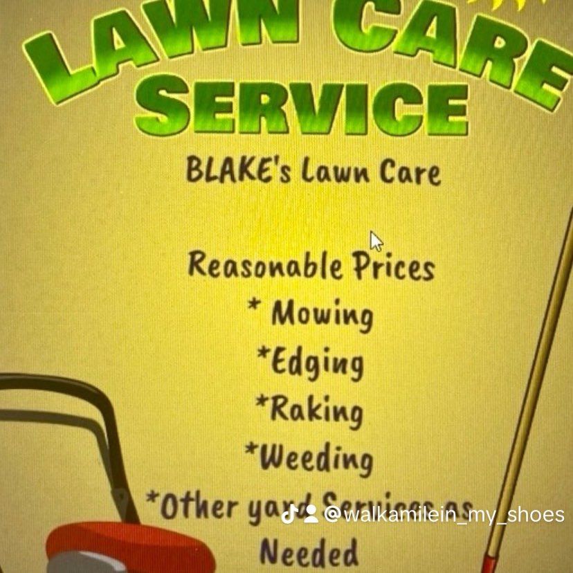 Blake’s lawn care