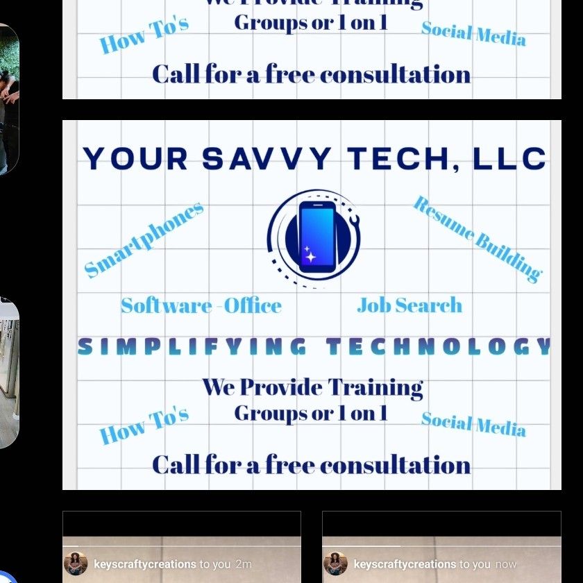 Your Savvy Tech LLC- Computer/Mobile Training