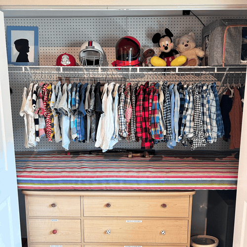 Kid's Closet (4yrs old) After