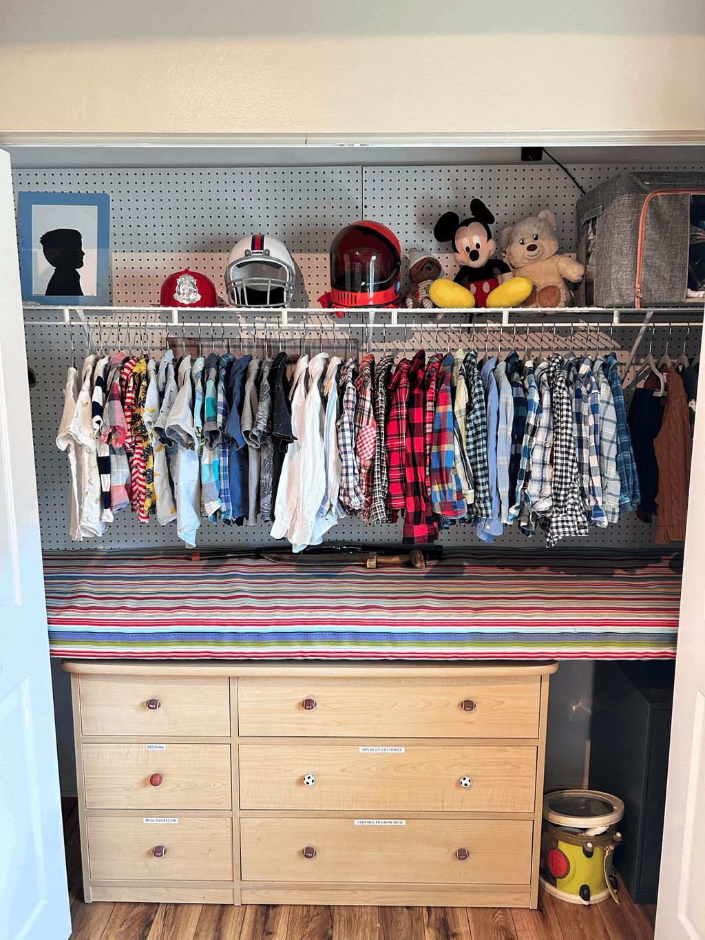 Kid's Closet (4yrs old) After