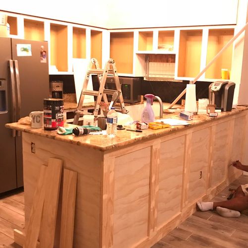 Before Refacing Kitchen Cabinets, Peninsula, addit