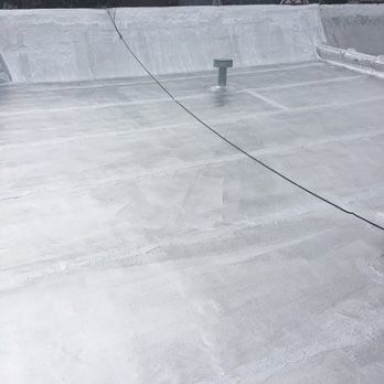 Aluminum coating to protect the roof from sunlight