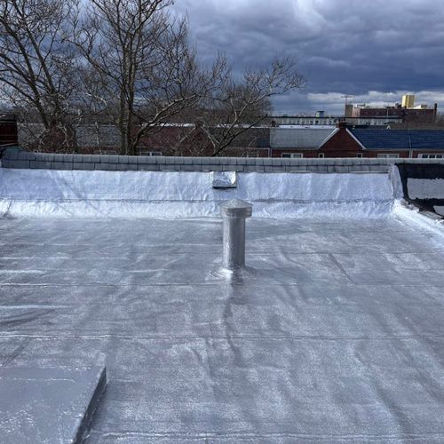 Aluminum Coating to protect the roof from sunlight