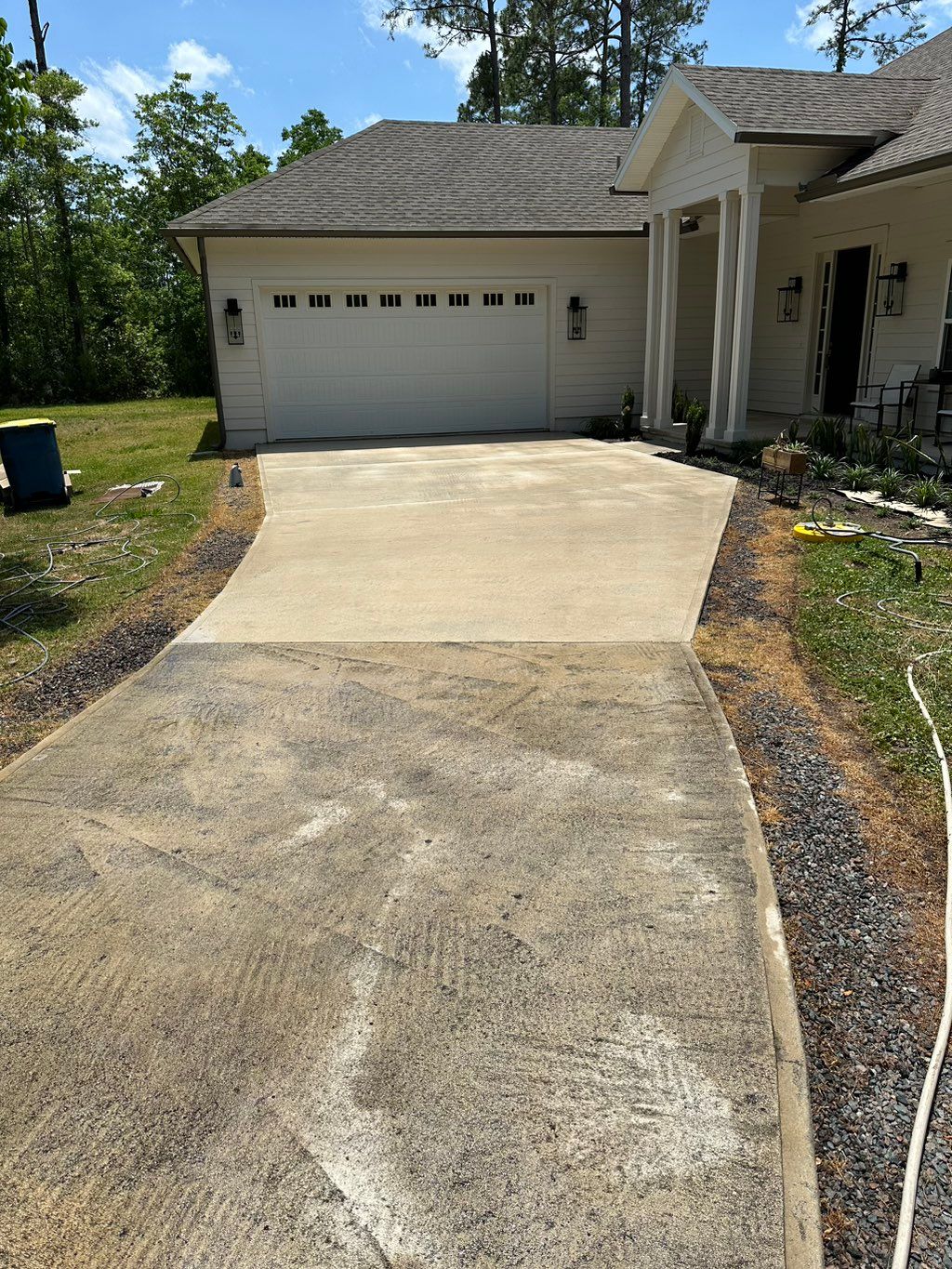 A clean driveway might make you feel better than y